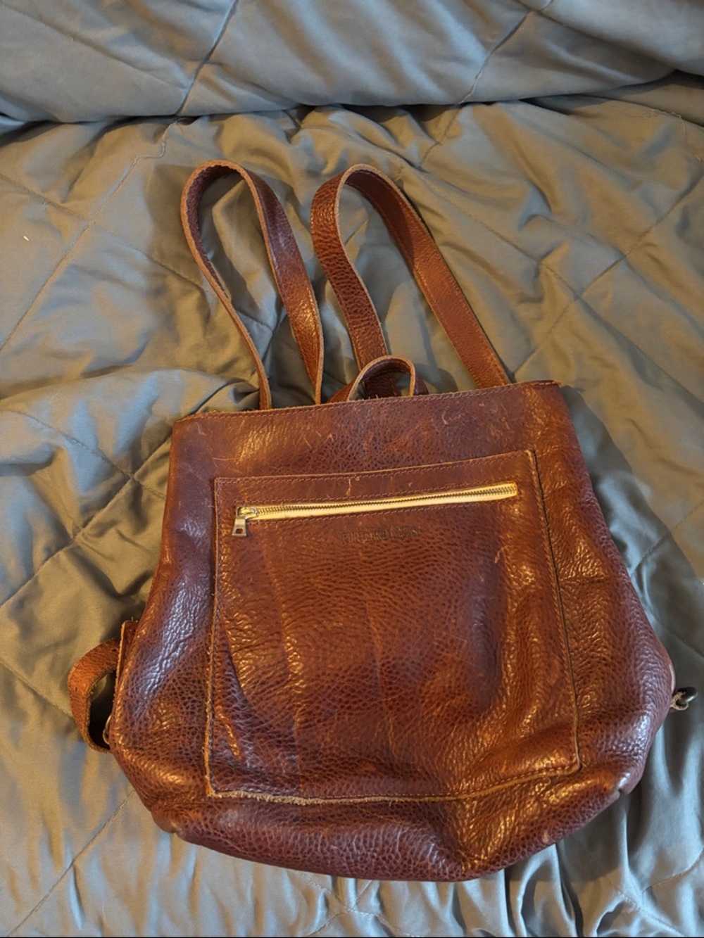 Portland Leather Goods Backpack Tote - Classic Everyday Bag